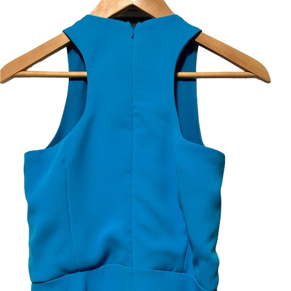 ADELYN RAE Bright Blue Stunning High Neck Layered Formal Mini Dress-Size XS - Picture 11 of 12